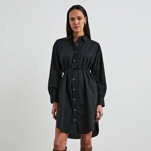 NEW Rails Harmony Shirt Dress in Black